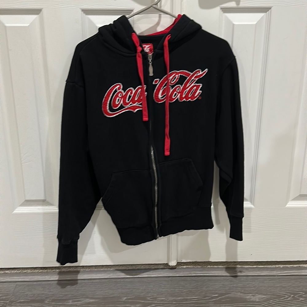 Coca-Cola zip up hoodie